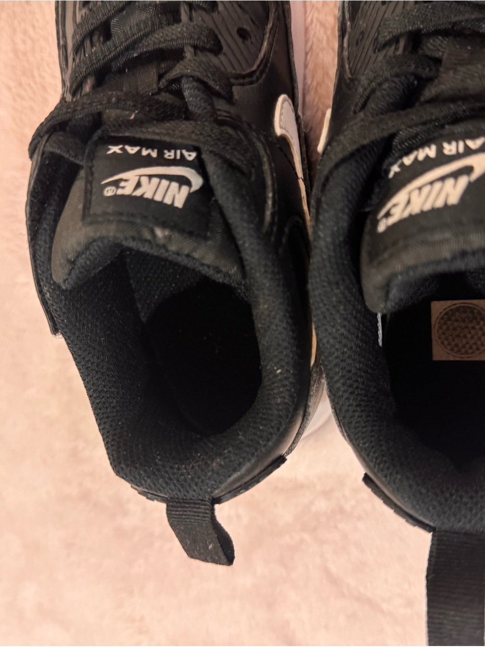Nike Kids Black and White Air Max Style Sneaker - Picture 6 of 6